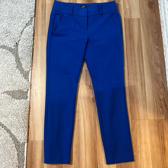 Ann Taylor LOFT Blue Marisa Ankle Ankle Pants 
Like New - worn once - Picture 1 of 2